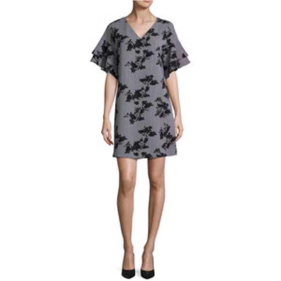 Worthington Dresses & Skirts - 🖤NEW🖤Tiered Ruffle Sleeve Shift Dress